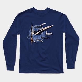 USA air force and spaceships Long Sleeve T-Shirt